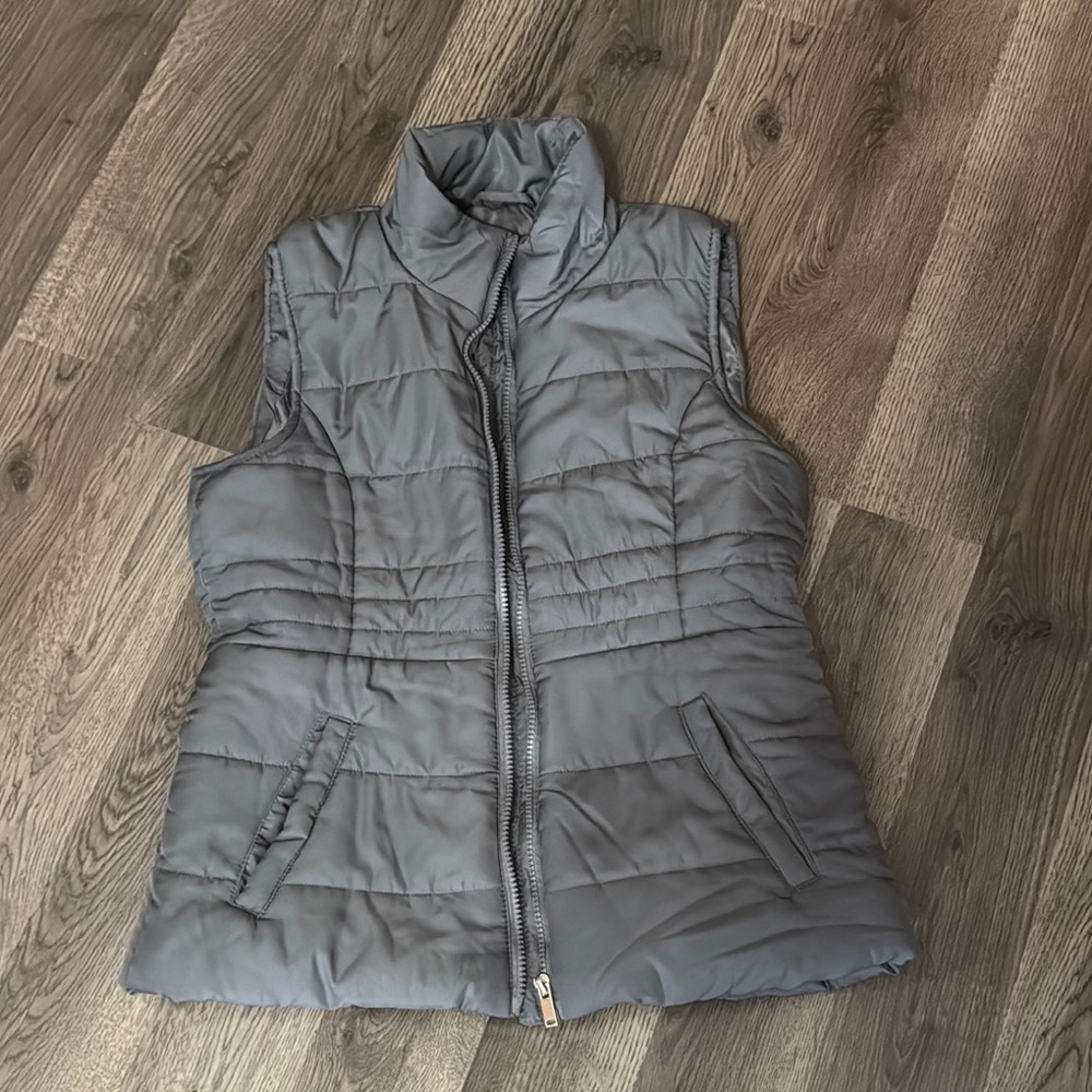 Gray Puffer Vest